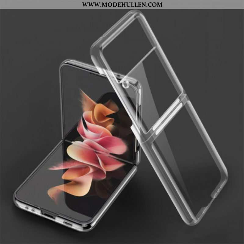 Handyhülle Für Samsung Galaxy Z Flip 3 5G Flip Case Kanten Im Metallstil