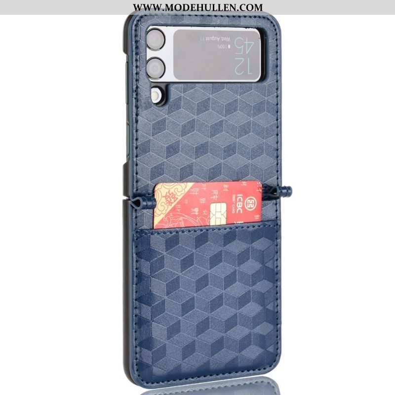 Handyhülle Für Samsung Galaxy Z Flip 3 5G Flip Case Kartenhalter Im 3d-design