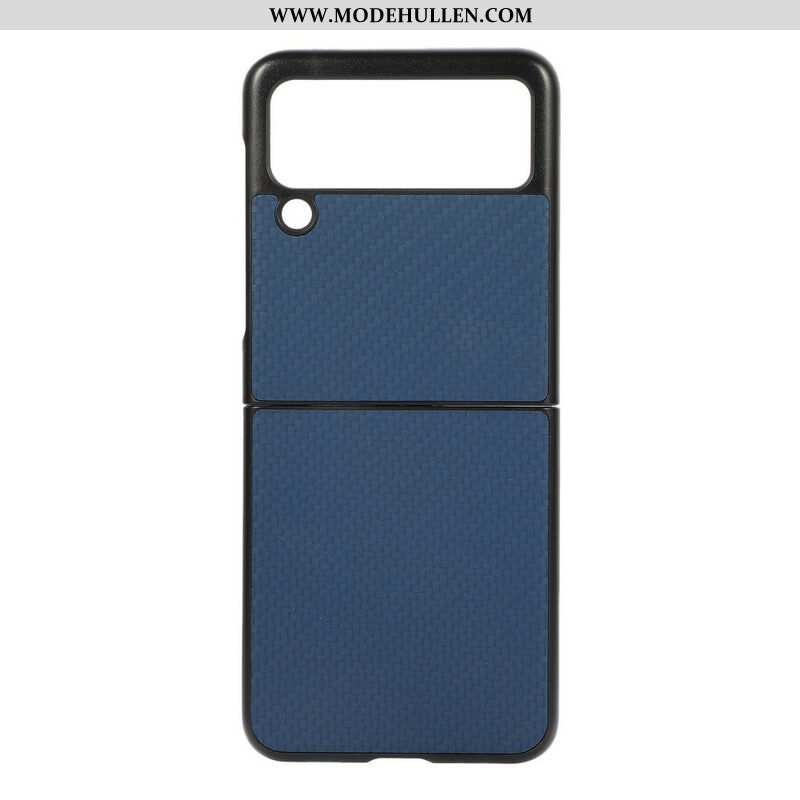 Handyhülle Für Samsung Galaxy Z Flip 3 5G Flip Case Kohlefaser