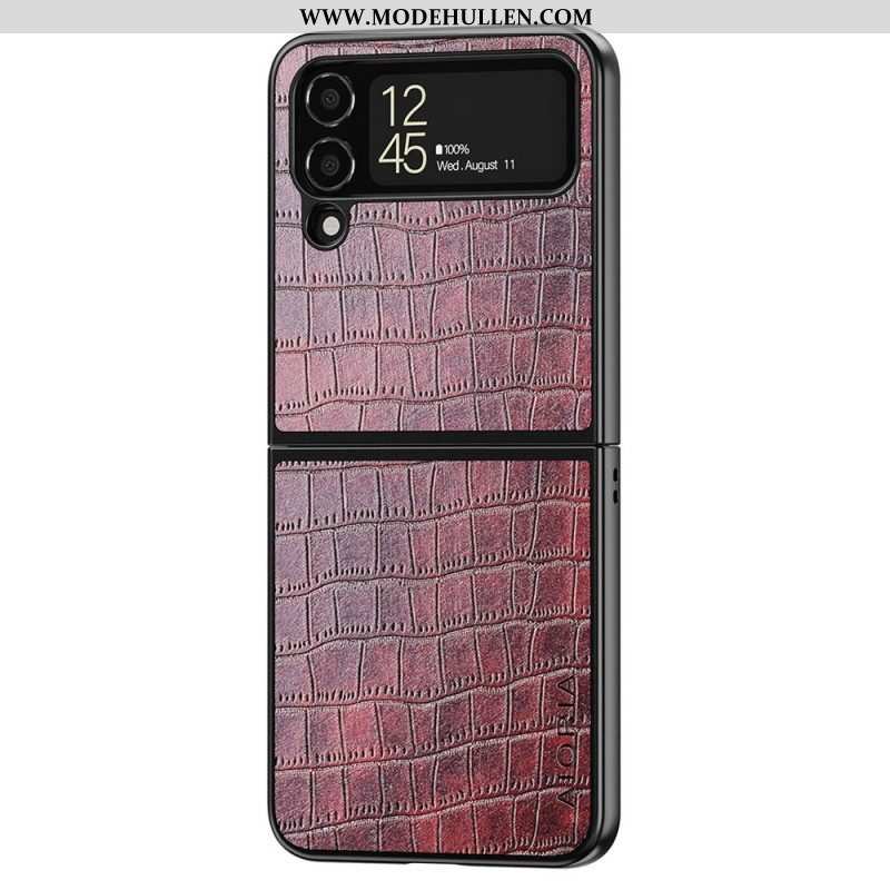 Handyhülle Für Samsung Galaxy Z Flip 4 Flip Case Aioria-krokodil