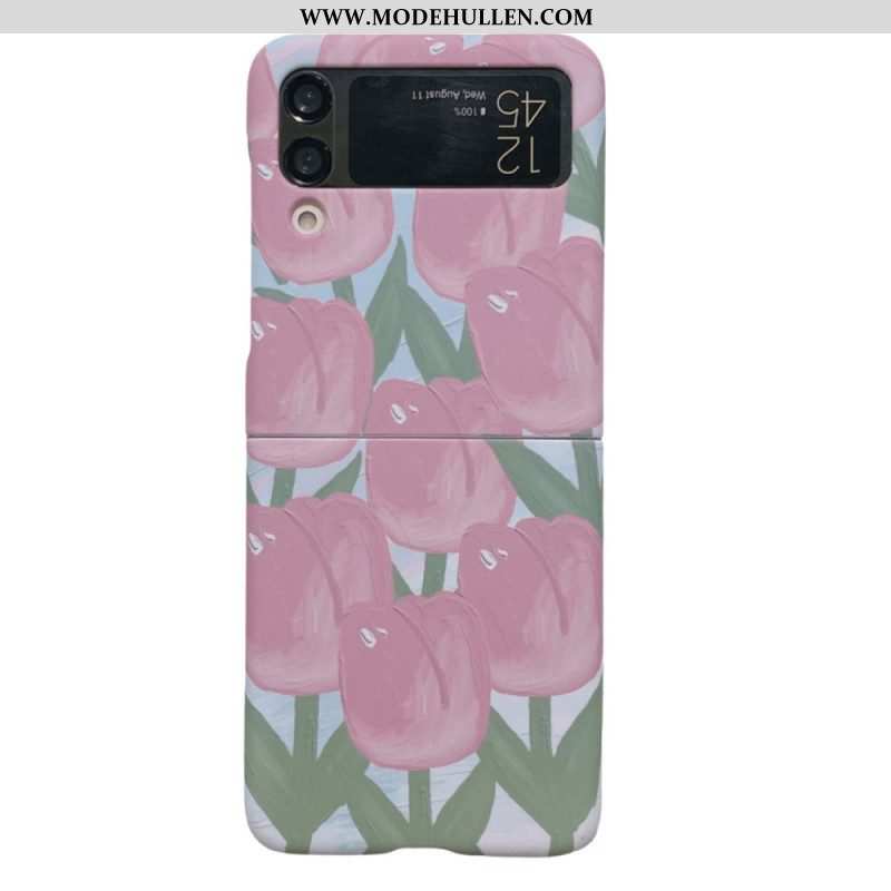 Handyhülle Für Samsung Galaxy Z Flip 4 Flip Case Blumen