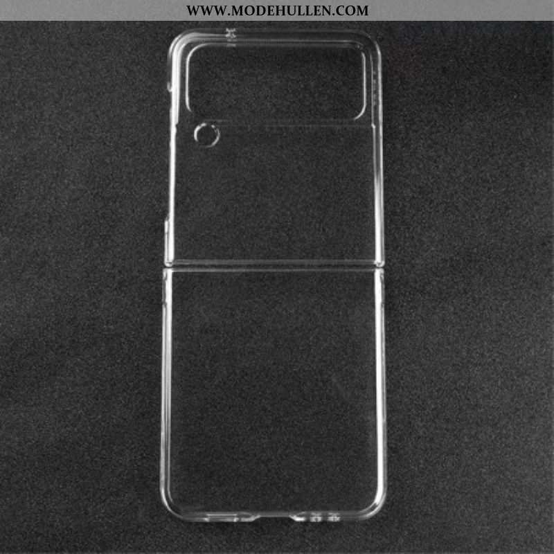 Handyhülle Für Samsung Galaxy Z Flip 4 Flip Case Durchsichtiger Kunststoff