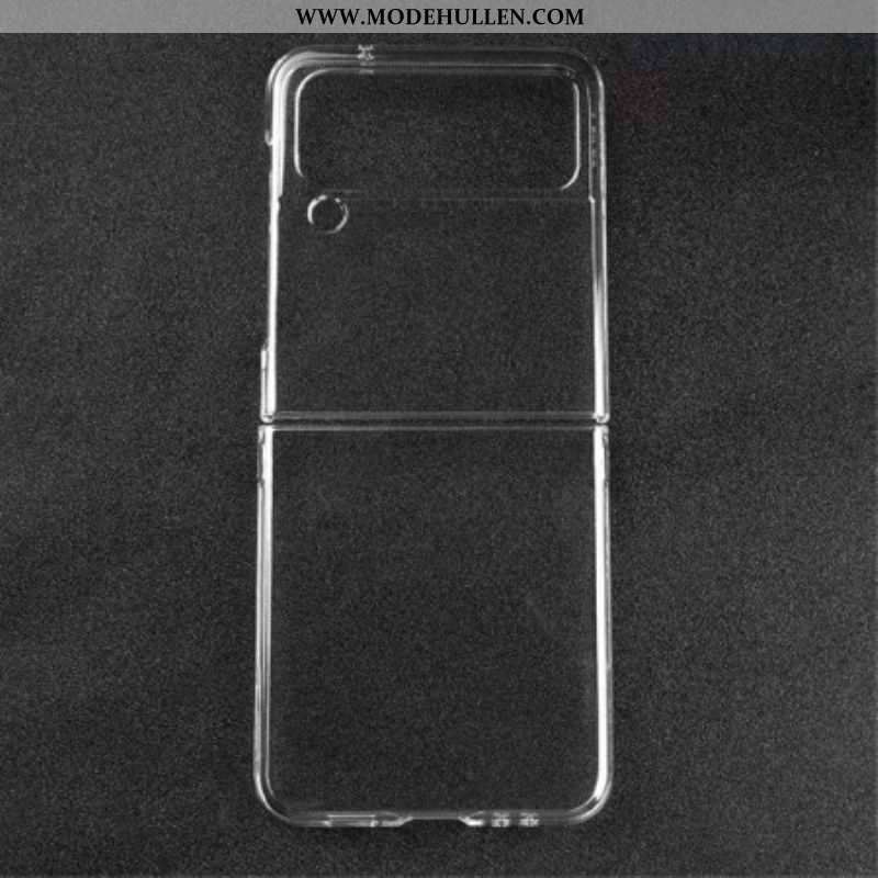 Handyhülle Für Samsung Galaxy Z Flip 4 Flip Case Durchsichtiger Kunststoff