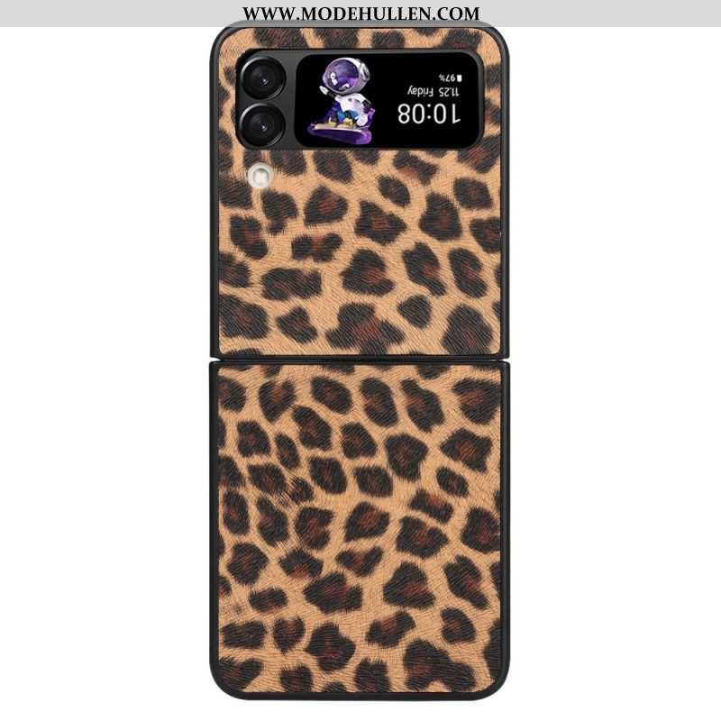 Handyhülle Für Samsung Galaxy Z Flip 4 Flip Case Leopard