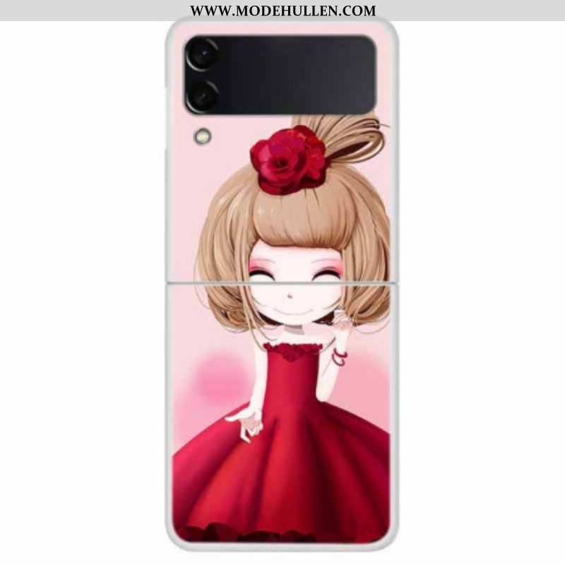 Handyhülle Für Samsung Galaxy Z Flip 4 Flip Case Manga-lady