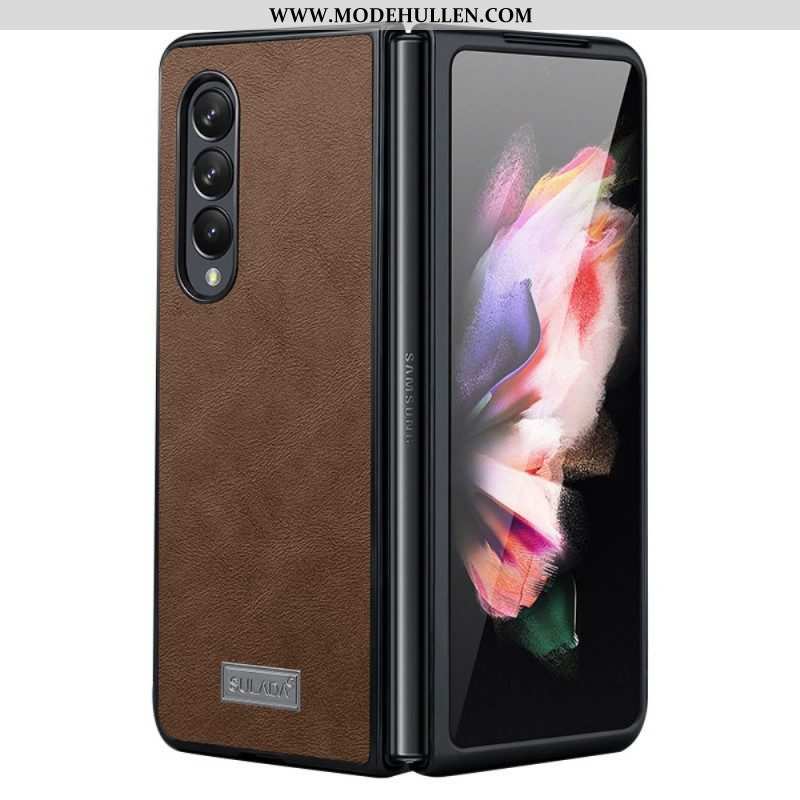 Handyhülle Für Samsung Galaxy Z Fold 3 5G Kunstleder Sulada