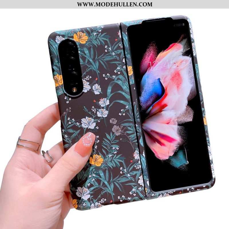 Handyhülle Für Samsung Galaxy Z Fold 4 Blumen-tapete