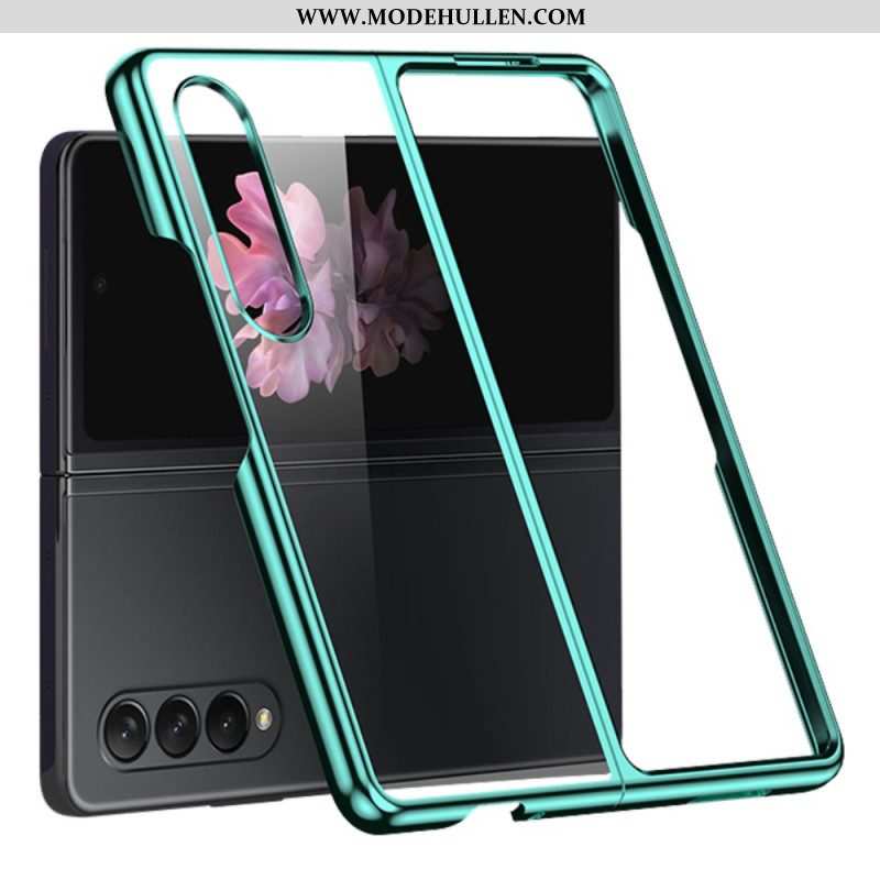 Handyhülle Für Samsung Galaxy Z Fold 4 Transparentes Metall