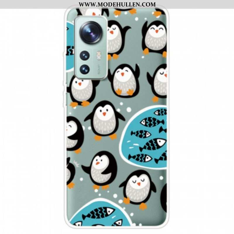 Handyhülle Für Xiaomi 12 / 12X Pinguine Und Fische