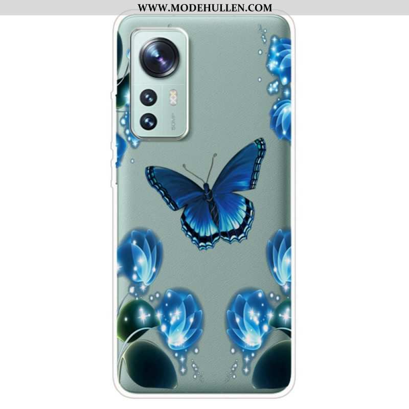 Handyhülle Für Xiaomi 12 / 12X Verzauberter Schmetterling Aus Silikon