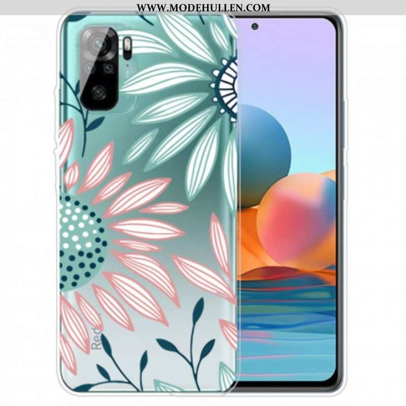 Handyhülle Für Xiaomi Redmi Note 10 / 10S Transparente Eine Blume