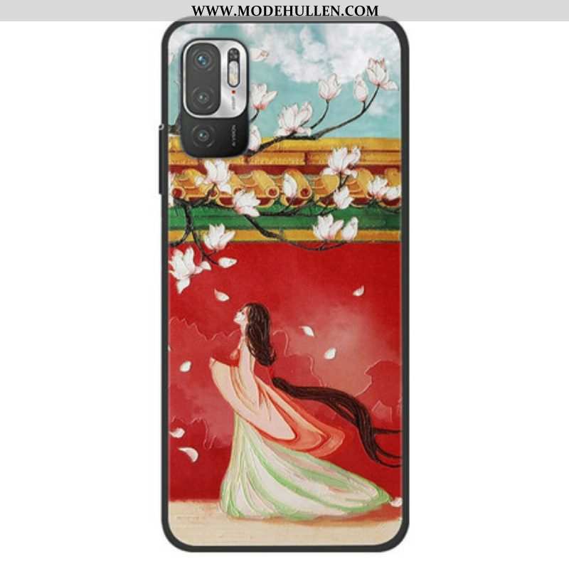 Handyhülle Für Xiaomi Redmi Note 10 5G Blumenfrau