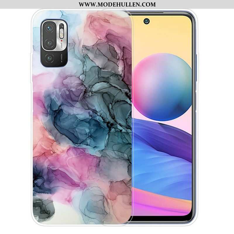 Handyhülle Für Xiaomi Redmi Note 10 5G Farbiger Marmor