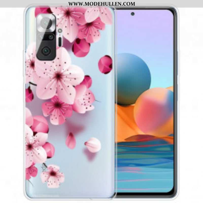 Handyhülle Für Xiaomi Redmi Note 10 Pro Kleine Rosa Blumen