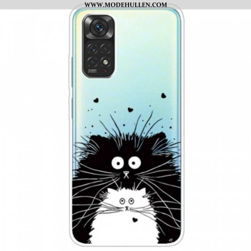 Handyhülle Für Xiaomi Redmi Note 11 / 11S Schauen Sie Sich Die Katzen An
