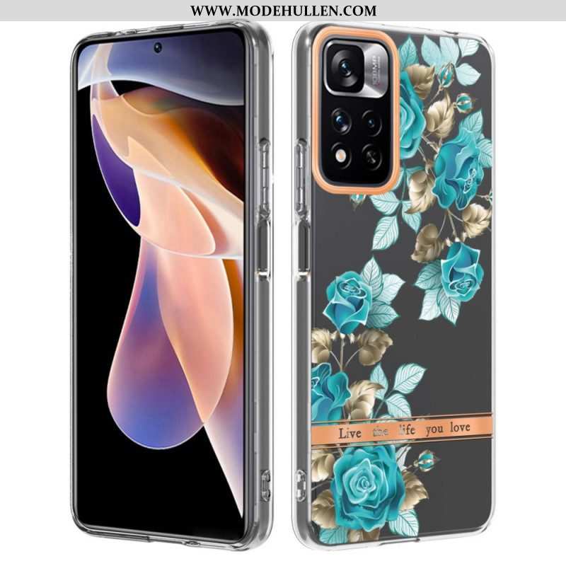 Handyhülle Für Xiaomi Redmi Note 11 Pro Plus 5G Nahtlose Blumen