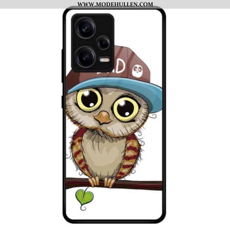 Handyhülle Für Xiaomi Redmi Note 12 Pro Bad Owl Gehärtetes Glas