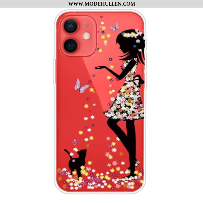 Handyhülle Für iPhone 13 Mini Blumenmädchen