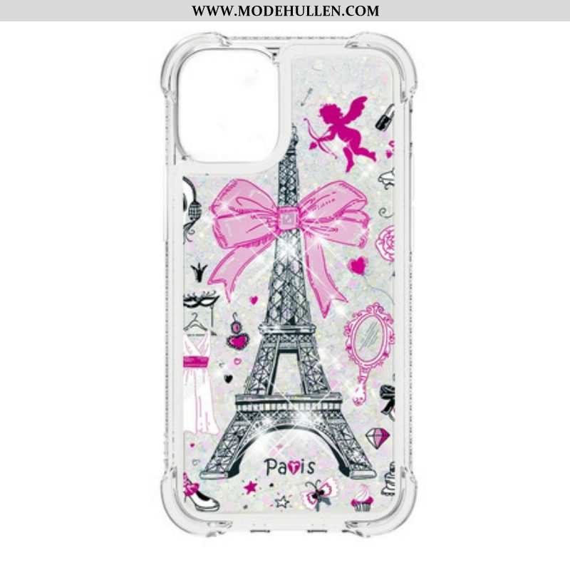Handyhülle Für iPhone 13 Mini Die Eiffelturm-pailletten