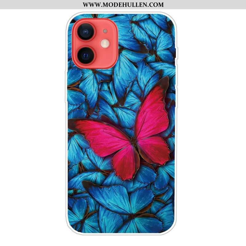Handyhülle Für iPhone 13 Mini Flexible Schmetterlinge