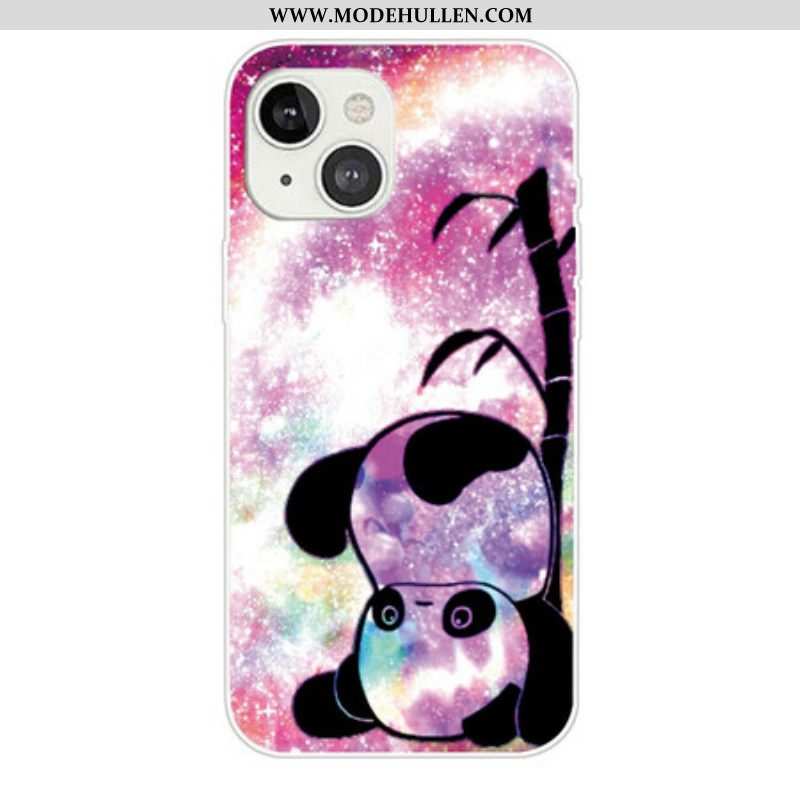 Handyhülle Für iPhone 13 Mini Panda Und Bambus