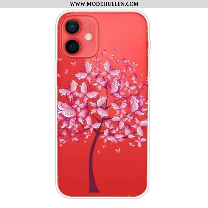 Handyhülle Für iPhone 13 Mini Rosa Baumkrone