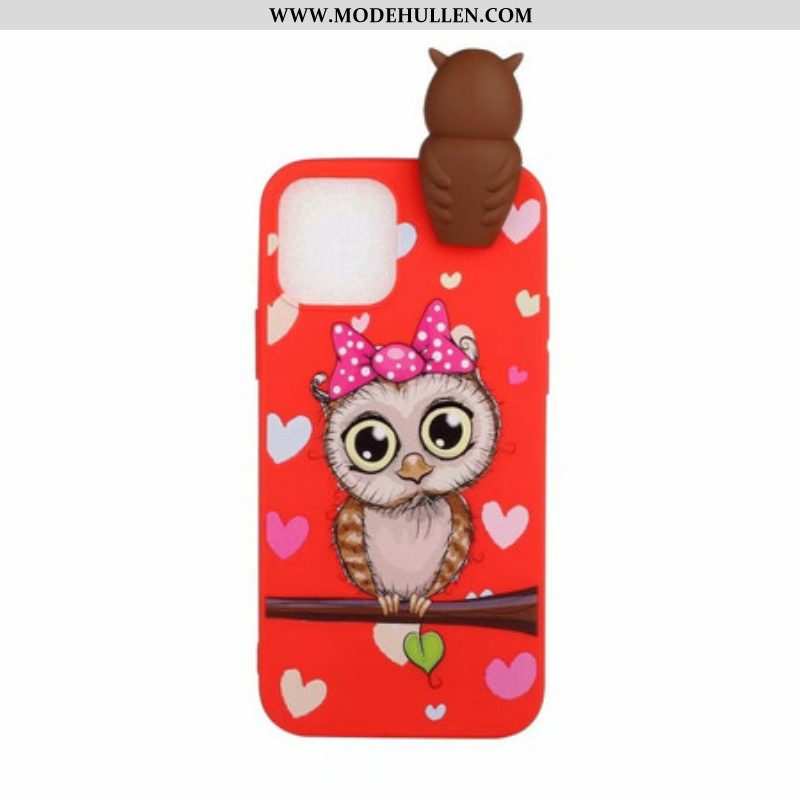 Handyhülle Für iPhone 13 Pro Max Fräulein Eule 3d
