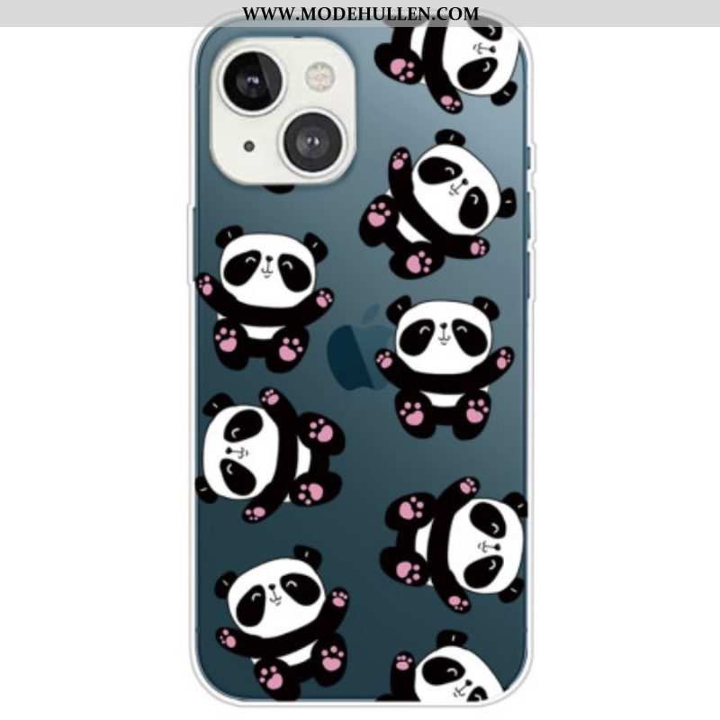 Handyhülle Für iPhone 14 Plus Kleine Pandas