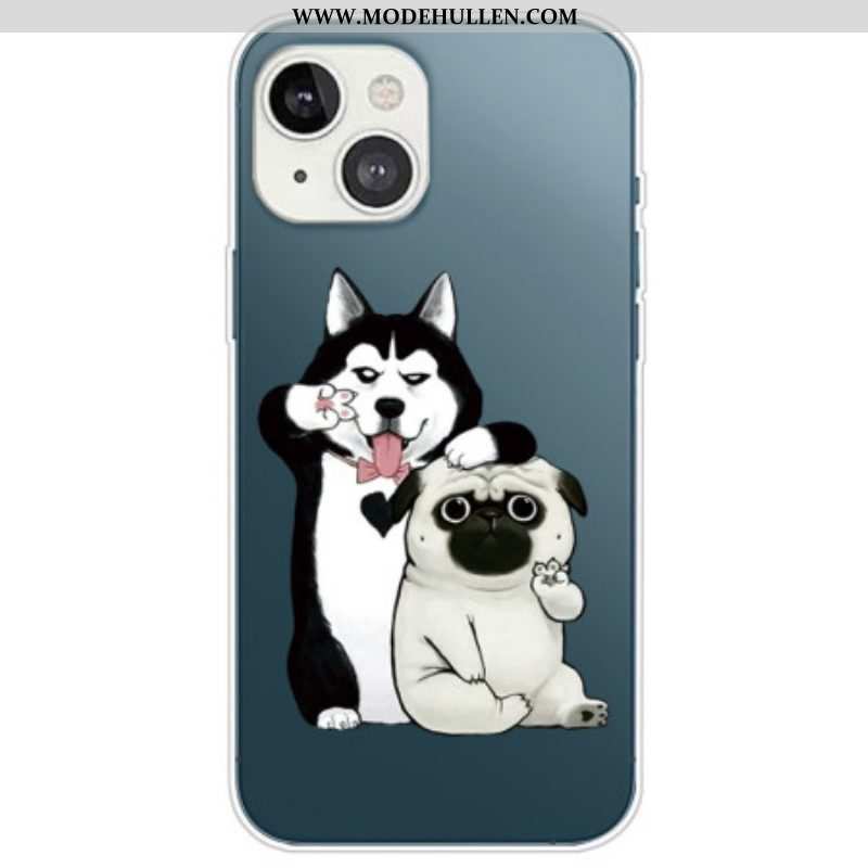 Handyhülle Für iPhone 14 Plus Lustige Hunde