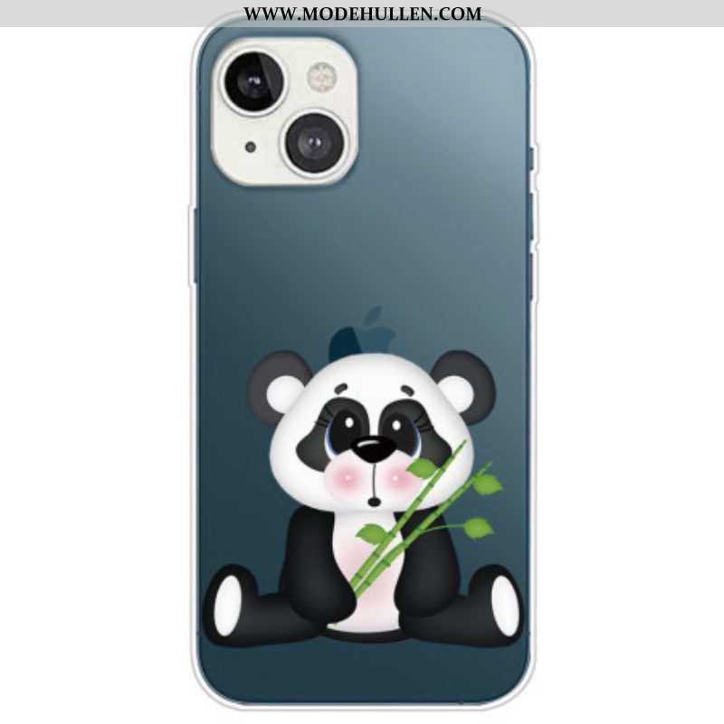 Handyhülle Für iPhone 14 Plus Nahtloser Trauriger Panda