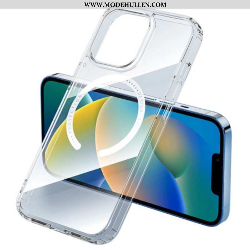 Handyhülle Für iPhone 14 Plus Transparentes Magsafe Rook-kompatibel