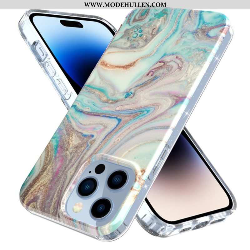Handyhülle Für iPhone 14 Pro Max Einzelner Marmor