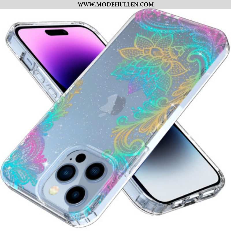 Handyhülle Für iPhone 14 Pro Nahtlose Blumen