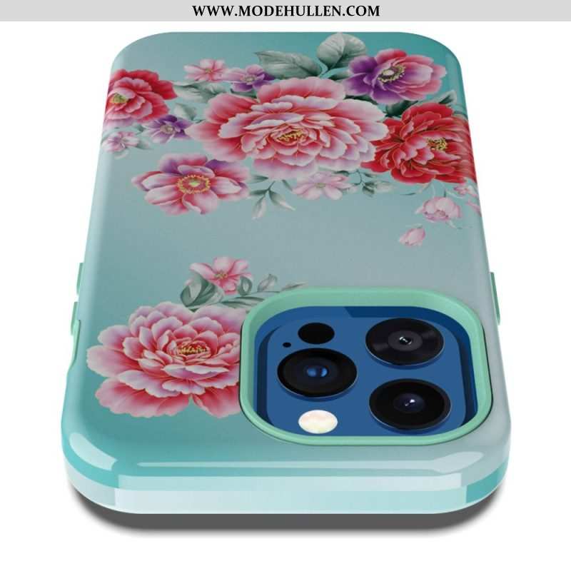 Handyhülle Für iPhone 14 Pro Vintage-blumen