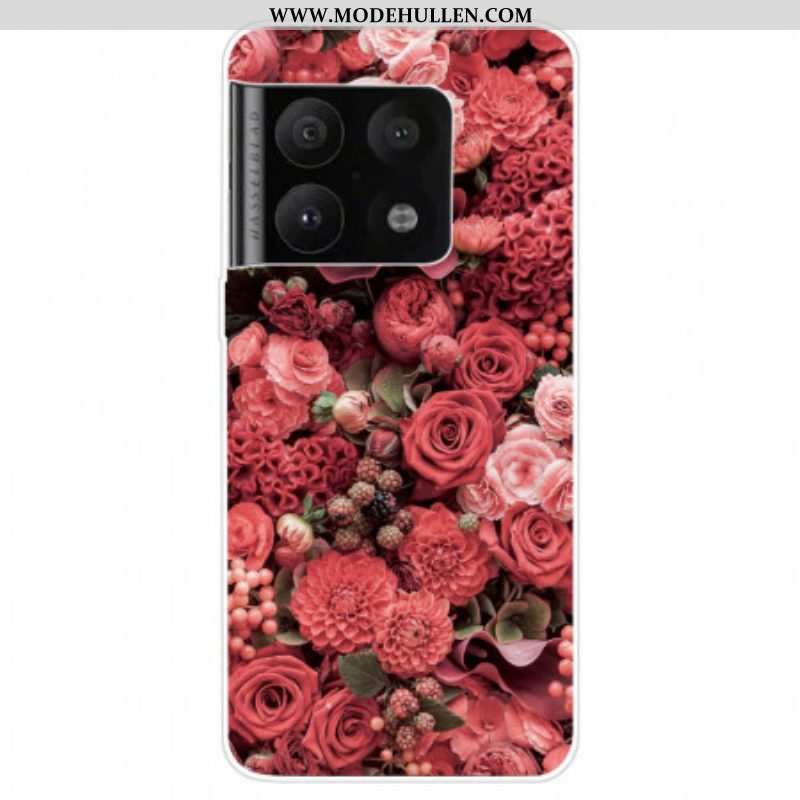 Hülle Für OnePlus 10 Pro 5G Pinke Blumen