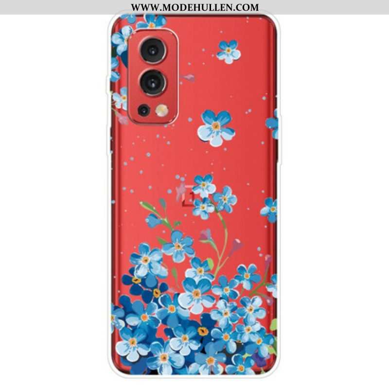 Hülle Für OnePlus Nord 2 5G Blaue Blumen