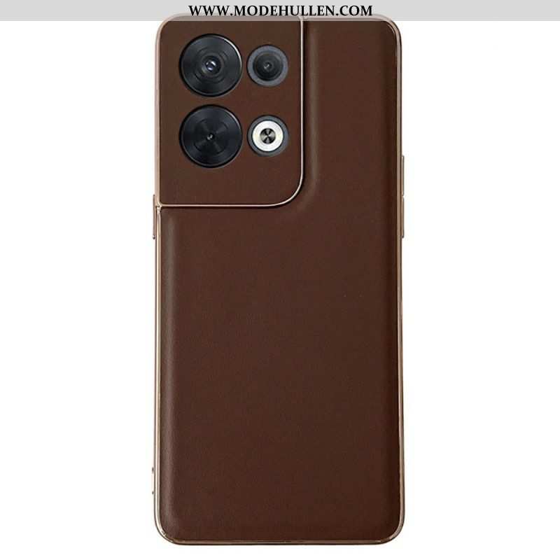 Hülle Für Oppo Reno 8 Pro Echtes Premium-leder