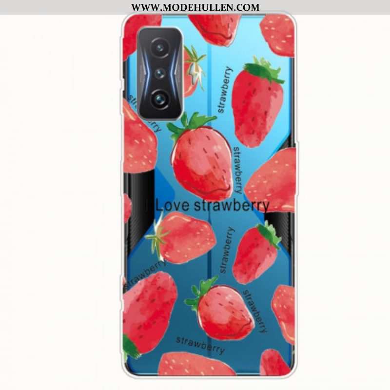 Hülle Für Poco F4 GT Mehrere Erdbeeren