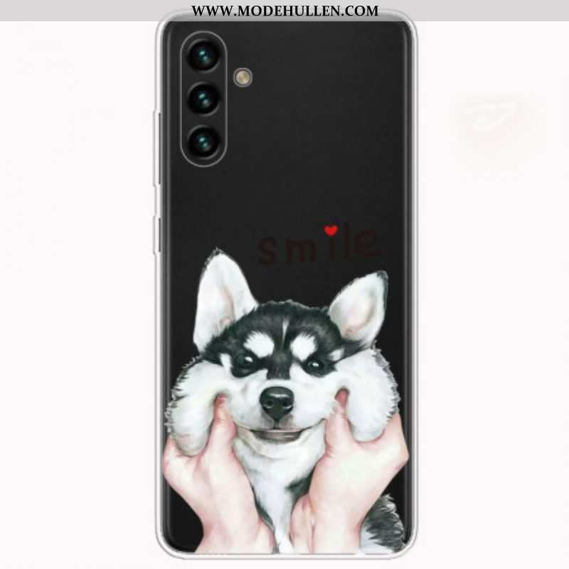 Hülle Für Samsung Galaxy A13 5G / A04s Lächle Hund