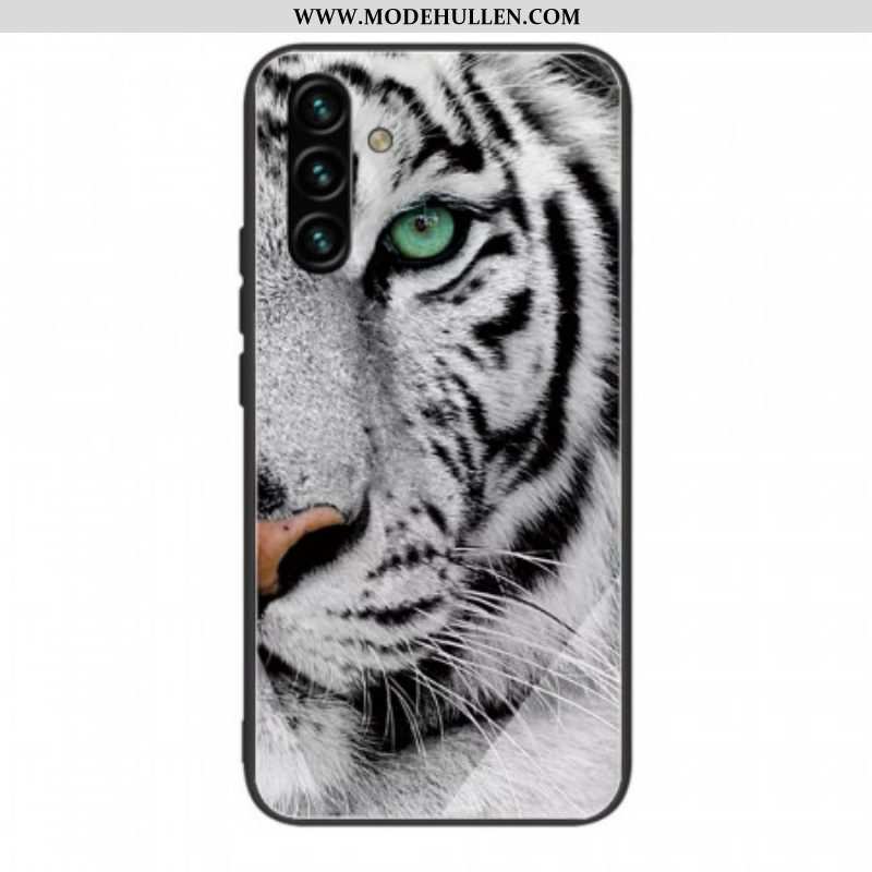 Hülle Für Samsung Galaxy A13 5G / A04s Tiger-gehärtetes Glas