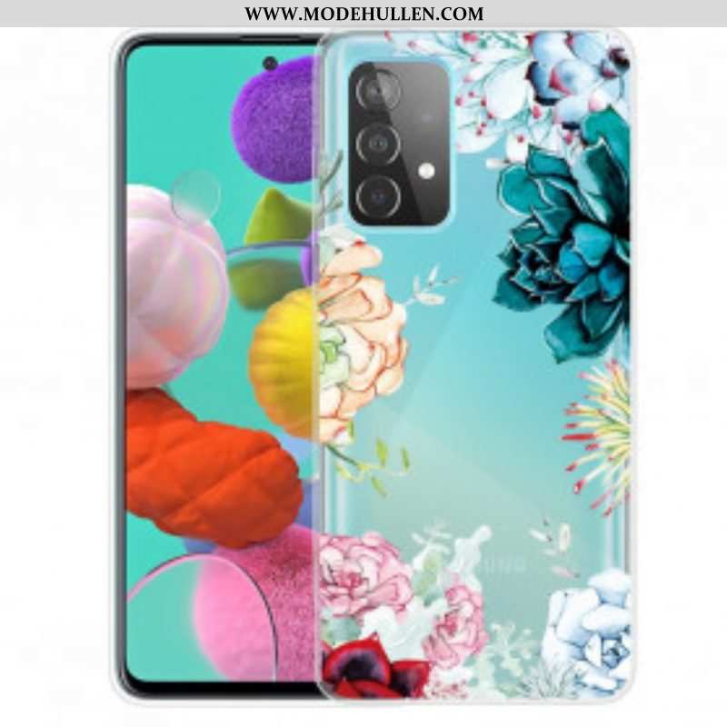 Hülle Für Samsung Galaxy A52 4G / A52 5G / A52s 5G Aquarellblumen