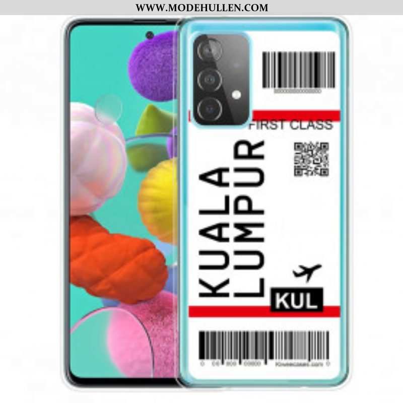 Hülle Für Samsung Galaxy A52 4G / A52 5G / A52s 5G Bordkarte Nach Kuala Lumpur