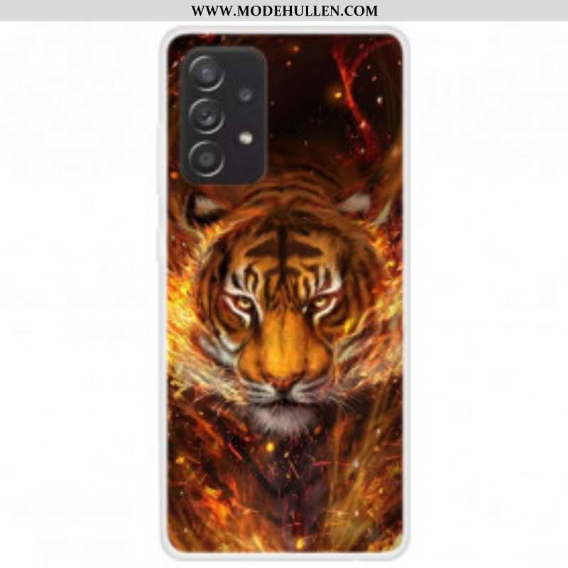 Hülle Für Samsung Galaxy A52 4G / A52 5G / A52s 5G Flexibler Tiger