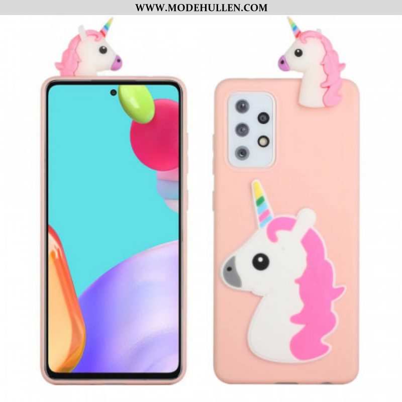 Hülle Für Samsung Galaxy A53 5G 3d-einhorn