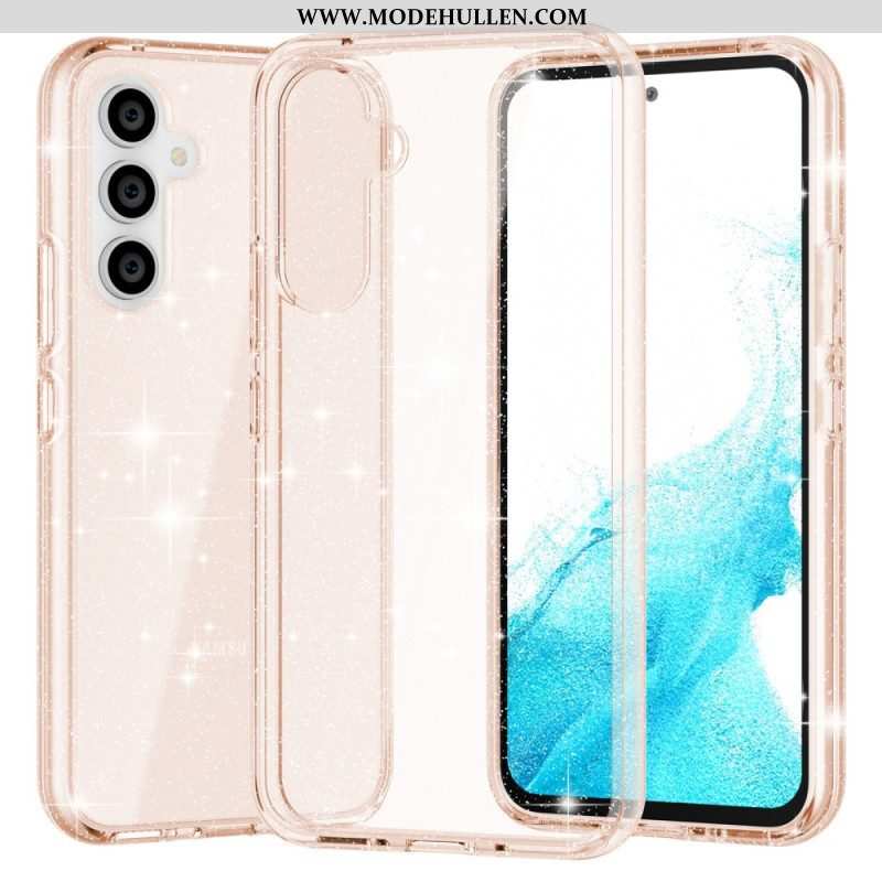 Hülle Für Samsung Galaxy A54 5G Transparente Pailletten