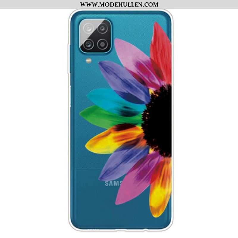 Hülle Für Samsung Galaxy M12 / A12 Bunte Blume