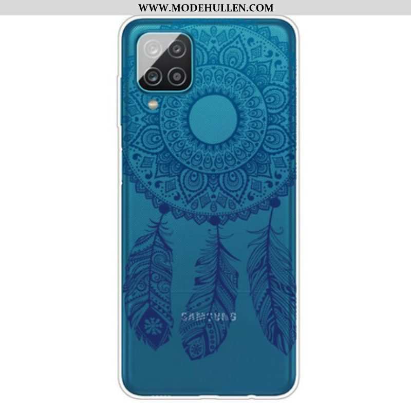 Hülle Für Samsung Galaxy M12 / A12 Einzelnes Blumenmandala