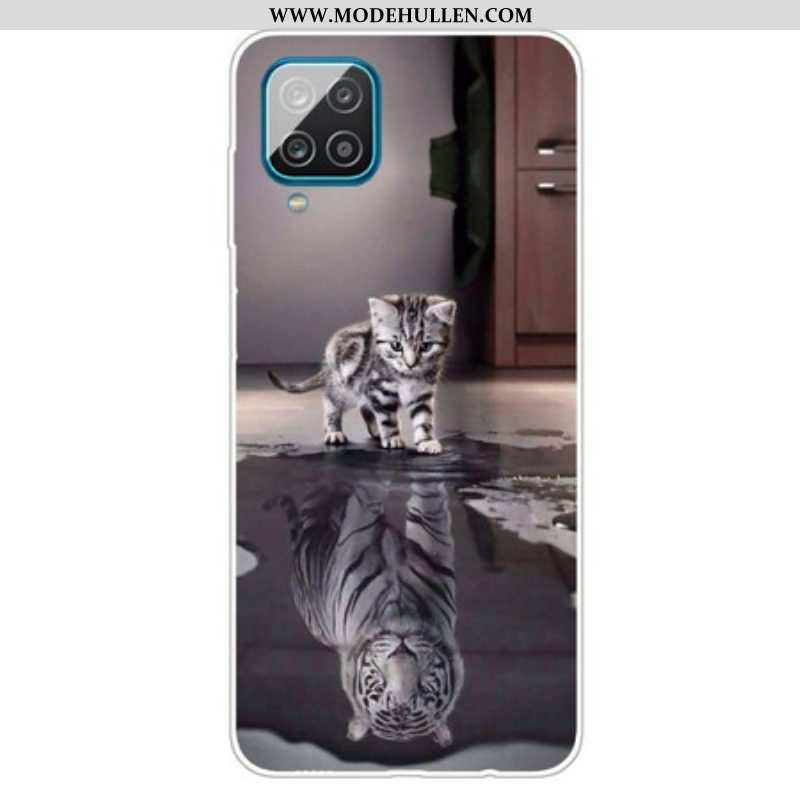 Hülle Für Samsung Galaxy M12 / A12 Ernst Der Tiger
