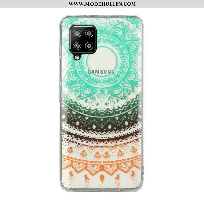 Hülle Für Samsung Galaxy M12 / A12 Nahtlose Blumen-mandala