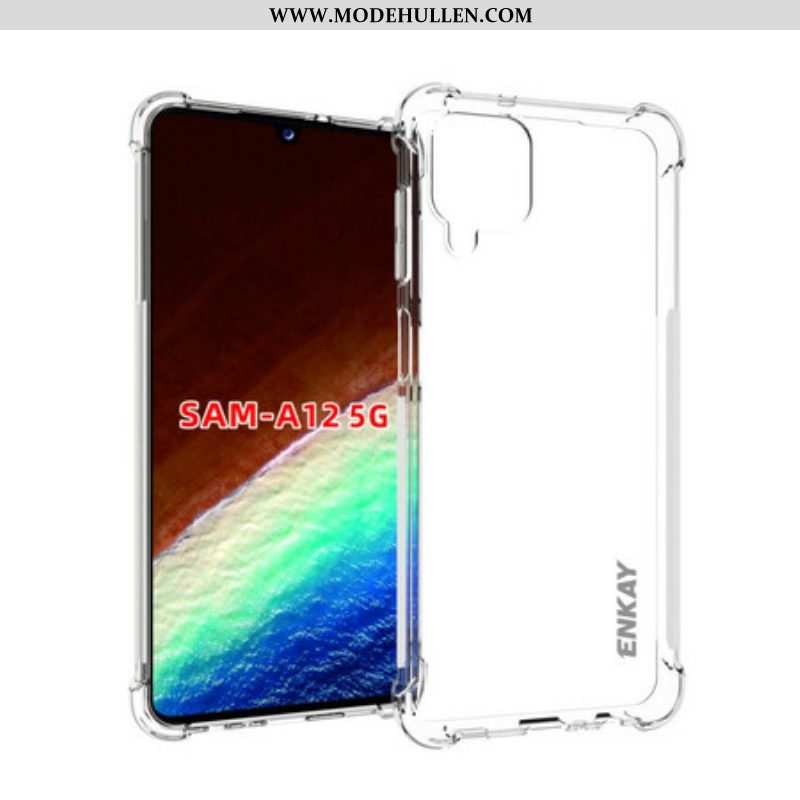 Hülle Für Samsung Galaxy M12 / A12 Transparentes Enkay